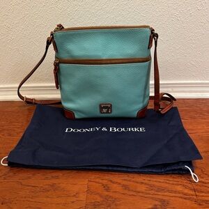 Dooney & Bourke | EUC Pebble Leather Crossbody in Turquoise
